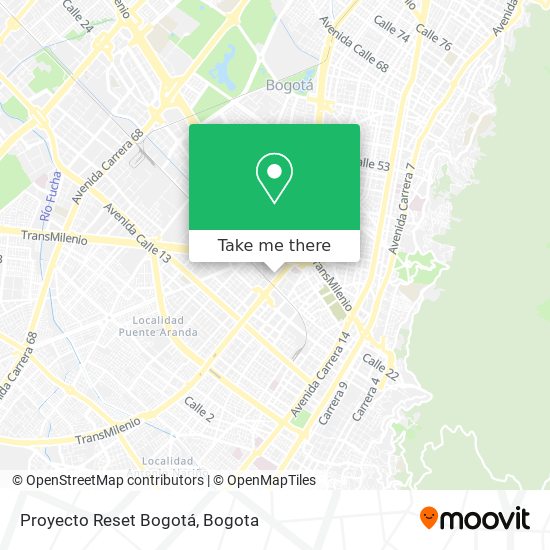 Mapa de Proyecto Reset Bogotá