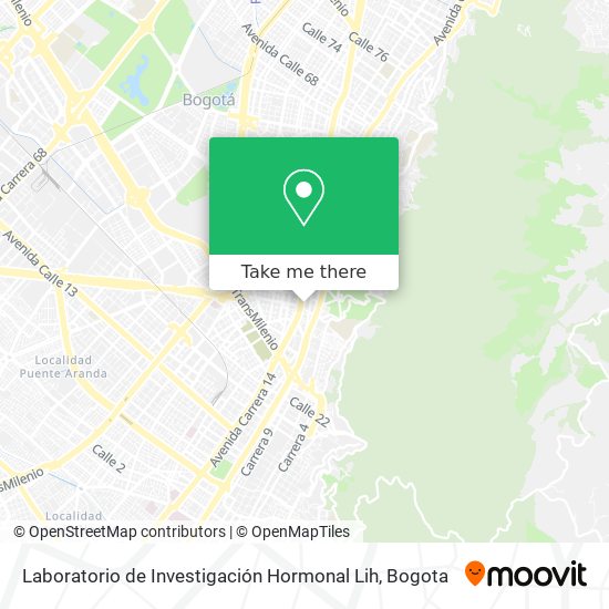 Laboratorio de Investigación Hormonal Lih map