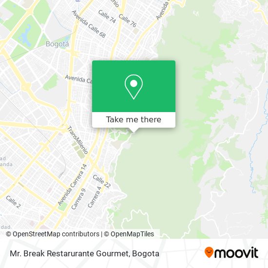 Mr. Break Restarurante Gourmet map