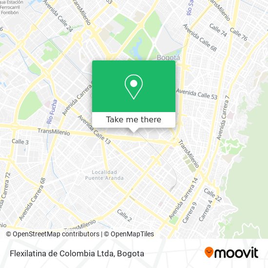 Flexilatina de Colombia Ltda map
