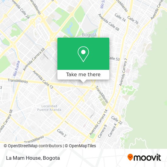 La Mam House map