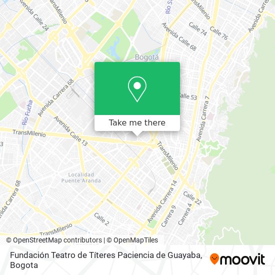 Fundación Teatro de Títeres Paciencia de Guayaba map