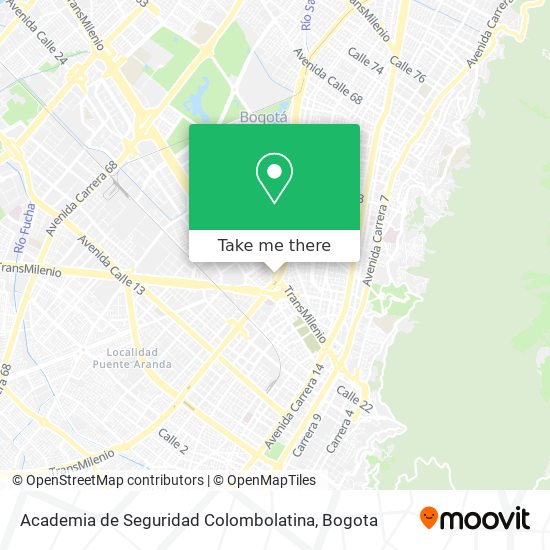 Mapa de Academia de Seguridad Colombolatina