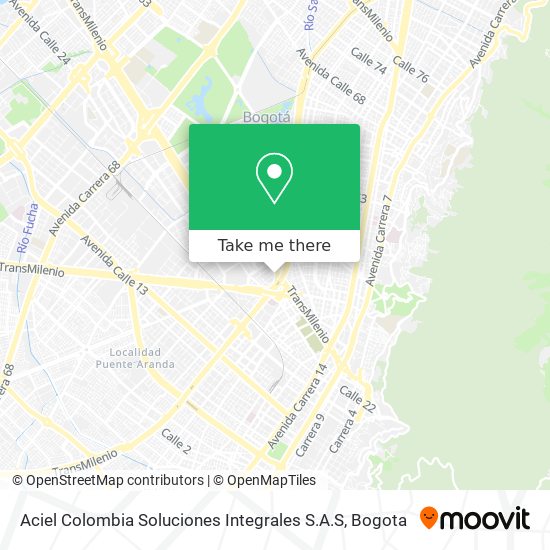 Mapa de Aciel Colombia Soluciones Integrales S.A.S