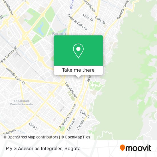 P y G Asesorías Integrales map