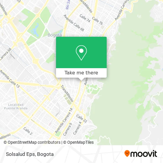 Solsalud Eps map