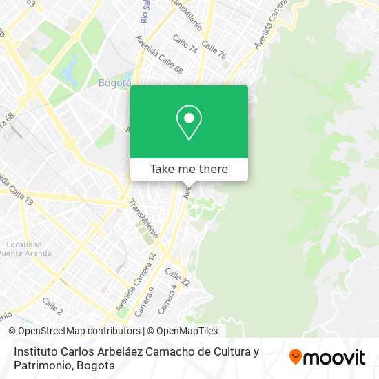 Instituto Carlos Arbeláez Camacho de Cultura y Patrimonio map