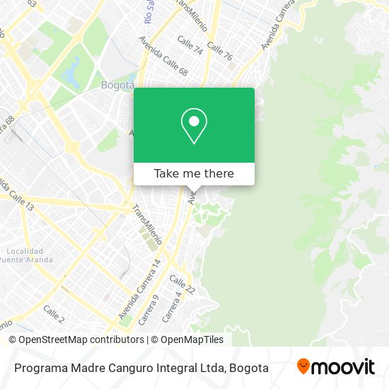 Programa Madre Canguro Integral Ltda map