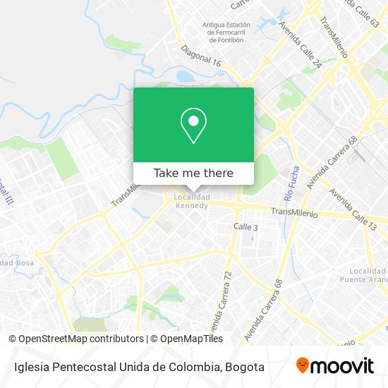 Iglesia Pentecostal Unida de Colombia map