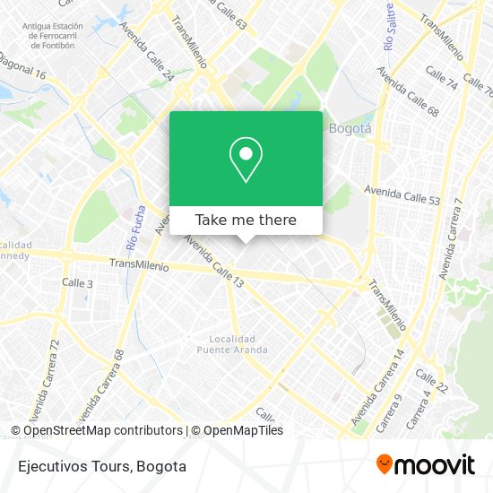 Mapa de Ejecutivos Tours