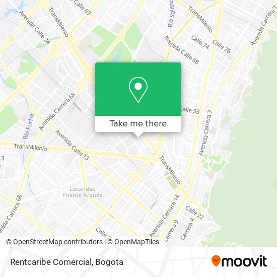 Rentcaribe Comercial map