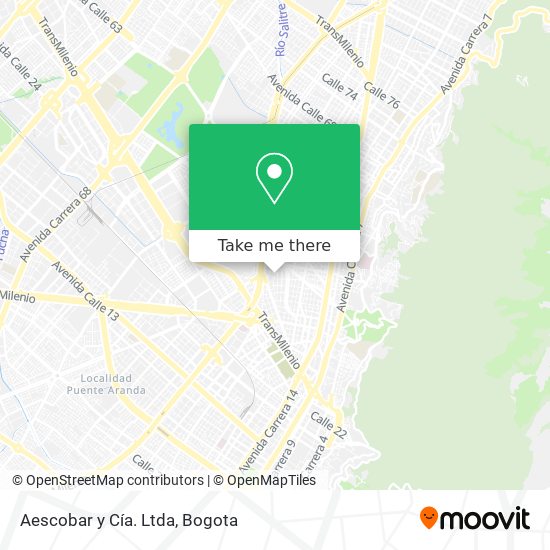 Aescobar y Cía. Ltda map