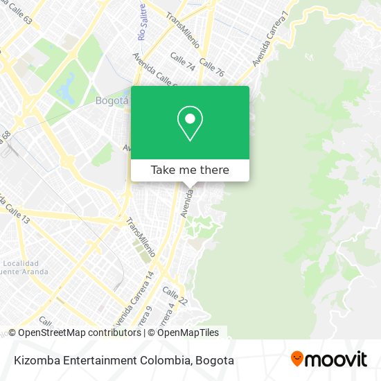 Kizomba Entertainment Colombia map