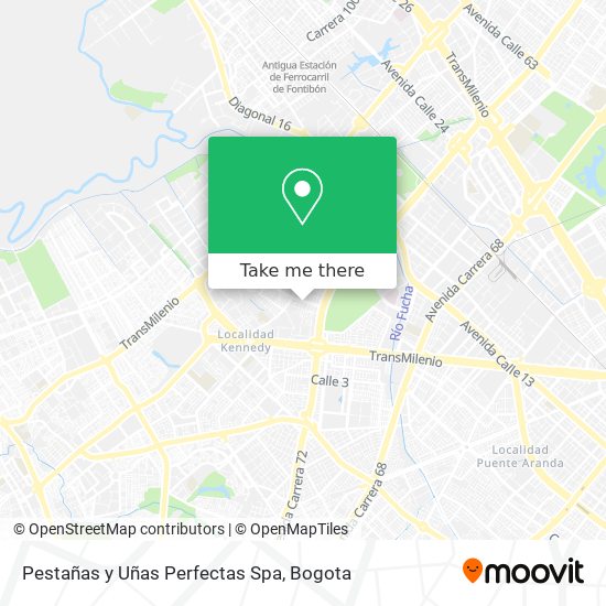Pestañas y Uñas Perfectas Spa map