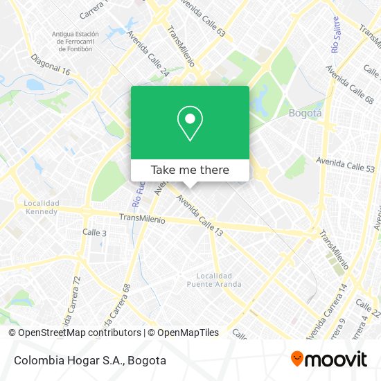 Colombia Hogar S.A. map