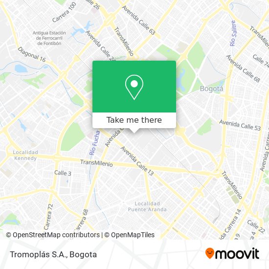 Mapa de Tromoplás S.A.
