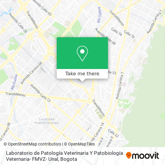 Laboratorio de Patología Veterinaria Y Patobiología Veternaria- FMVZ- Unal map