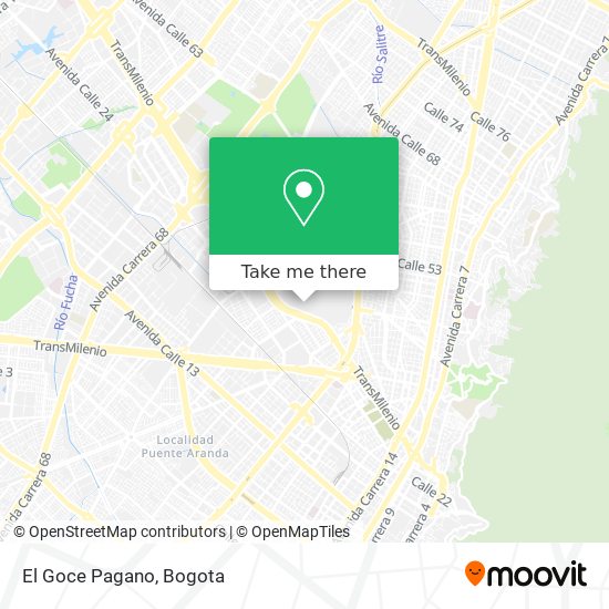 Mapa de El Goce Pagano