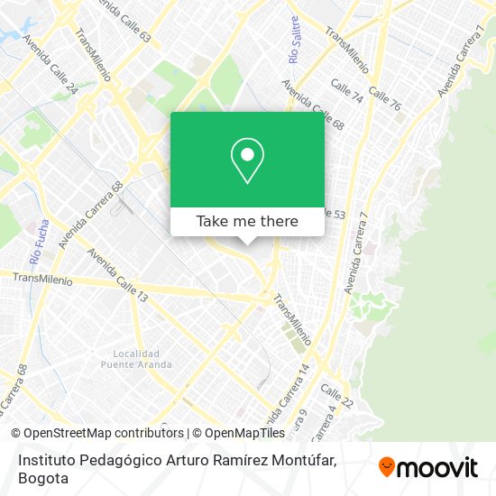 Instituto Pedagógico Arturo Ramírez Montúfar map