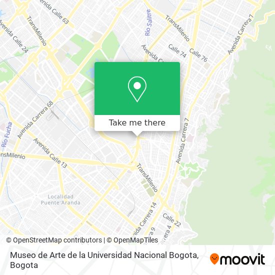 Museo de Arte de la Universidad Nacional Bogota map
