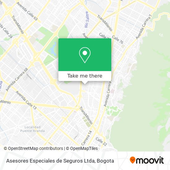 Asesores Especiales de Seguros Ltda map