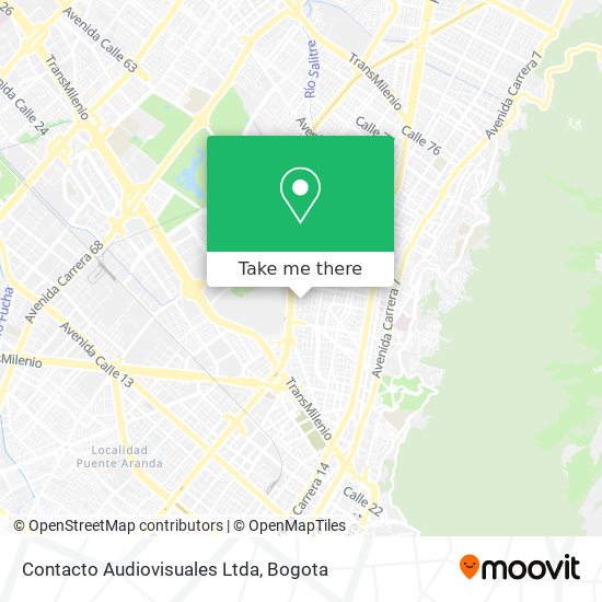 Mapa de Contacto Audiovisuales Ltda