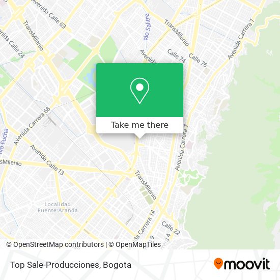 Top Sale-Producciones map