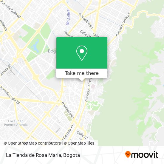 Mapa de La Tienda de Rosa Maria