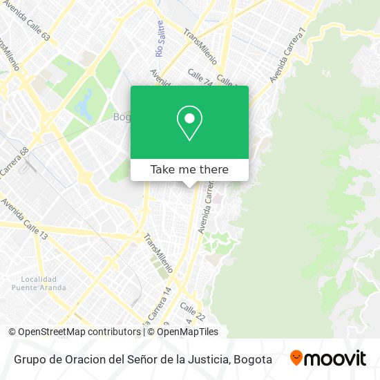 Grupo de Oracion del Señor de la Justicia map