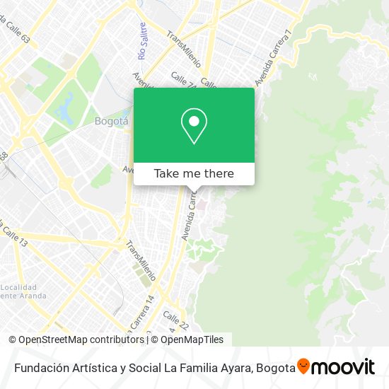 Fundación Artística y Social La Familia Ayara map