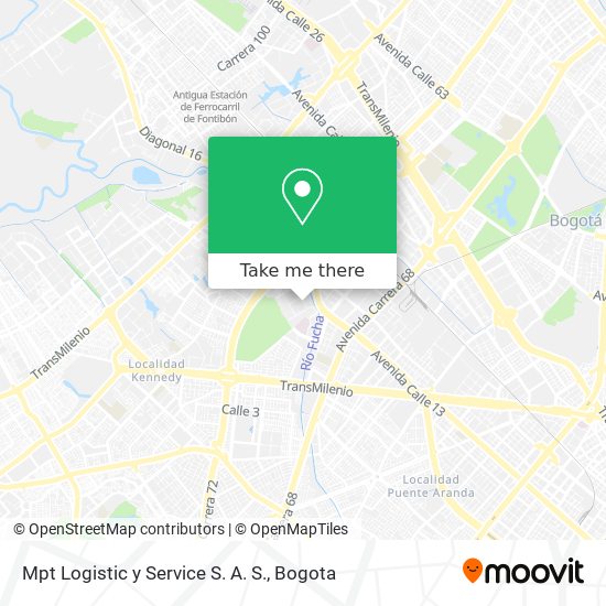 Mpt Logistic y Service S. A. S. map