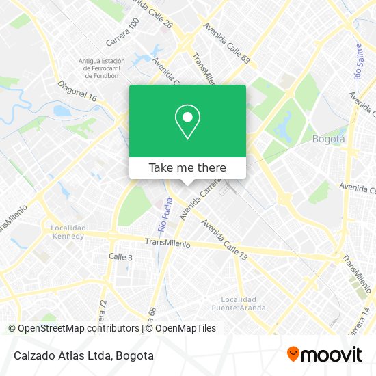 Calzado Atlas Ltda map