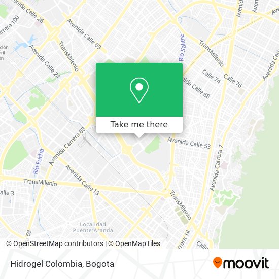 Hidrogel Colombia map