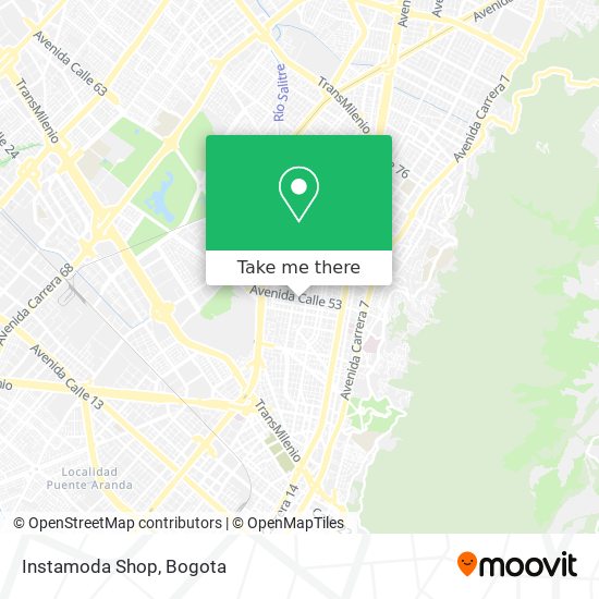 Instamoda Shop map