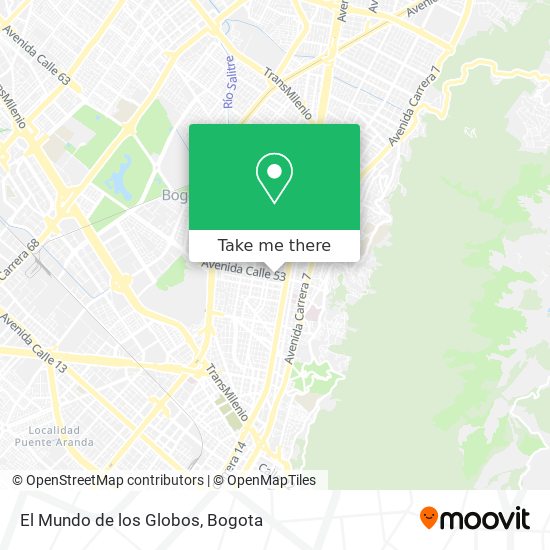 Mapa de El Mundo de los Globos