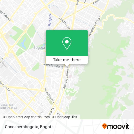 Mapa de Concanerobogota