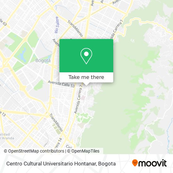 Centro Cultural Universitario Hontanar map