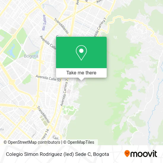 Colegio Simon Rodriguez (Ied) Sede C map