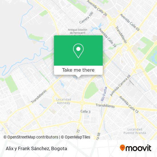 Mapa de Alix y Frank Sánchez