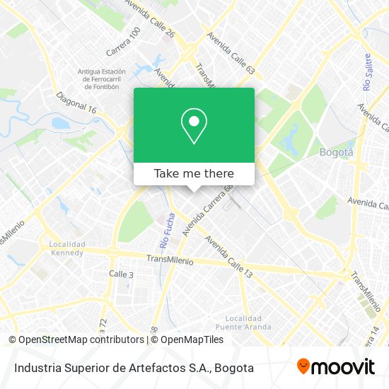 Industria Superior de Artefactos S.A. map