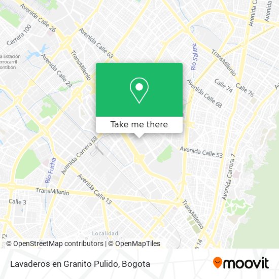 Lavaderos en Granito Pulido map