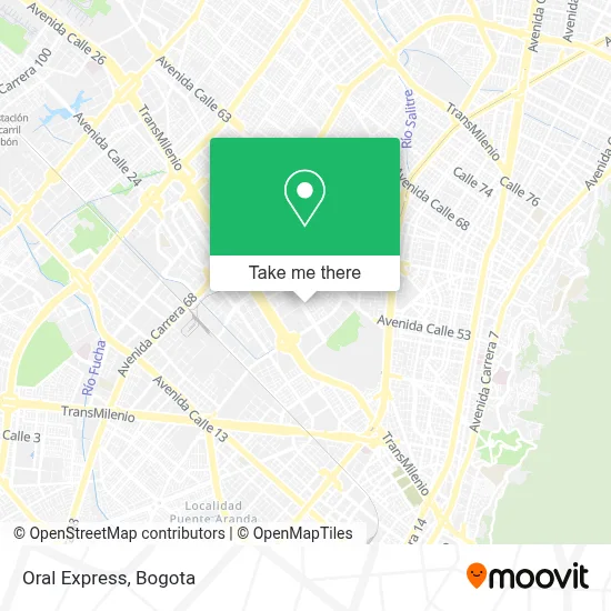 Oral Express map