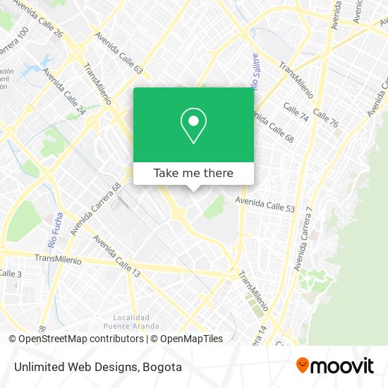 Unlimited Web Designs map
