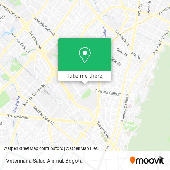 Veterinaria Salud Animal map
