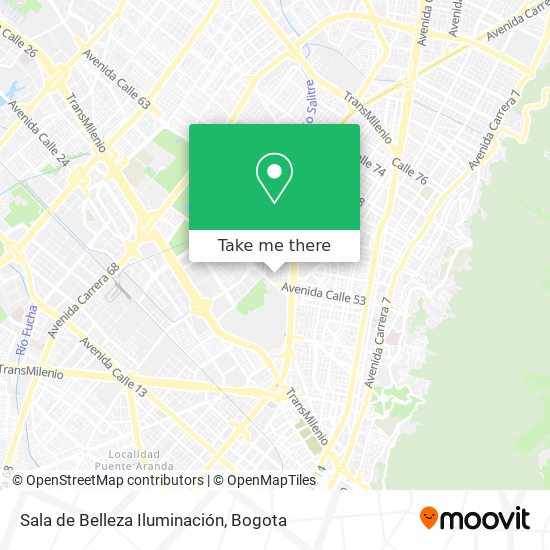 Sala de Belleza Iluminación map