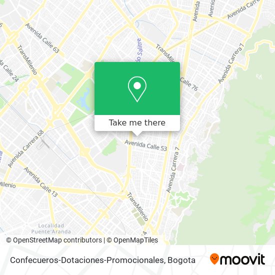 Confecueros-Dotaciones-Promocionales map
