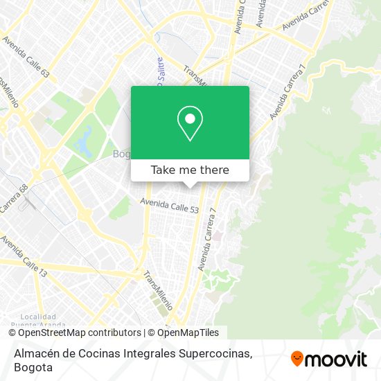 Almacén de Cocinas Integrales Supercocinas map