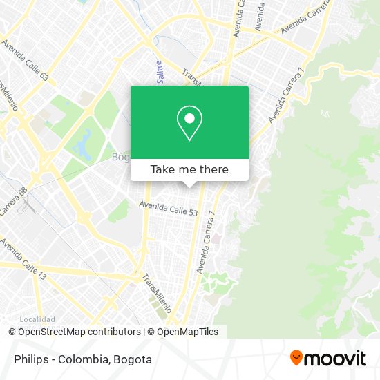 Philips - Colombia map