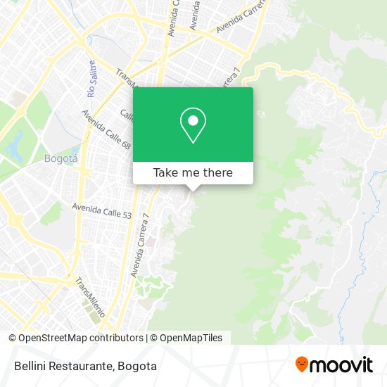 Mapa de Bellini Restaurante