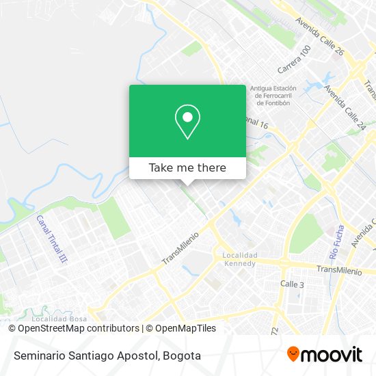 Seminario Santiago Apostol map